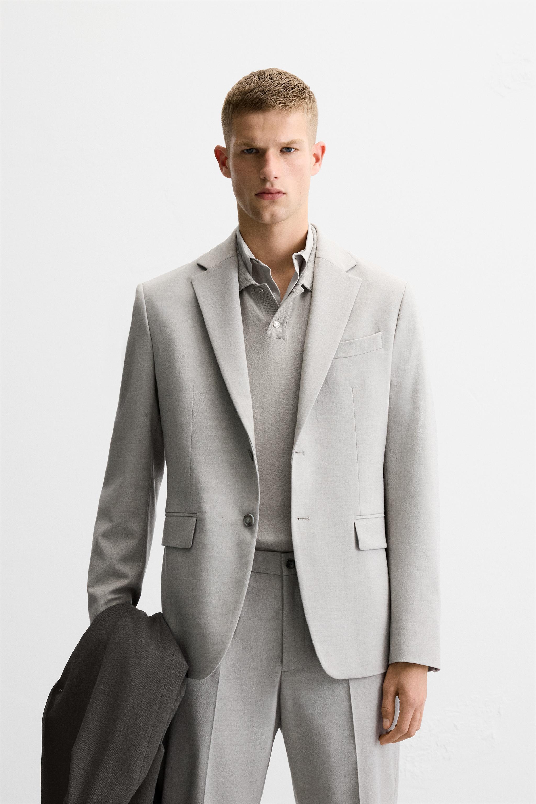 TEXTURED SUIT JACKET Product Image