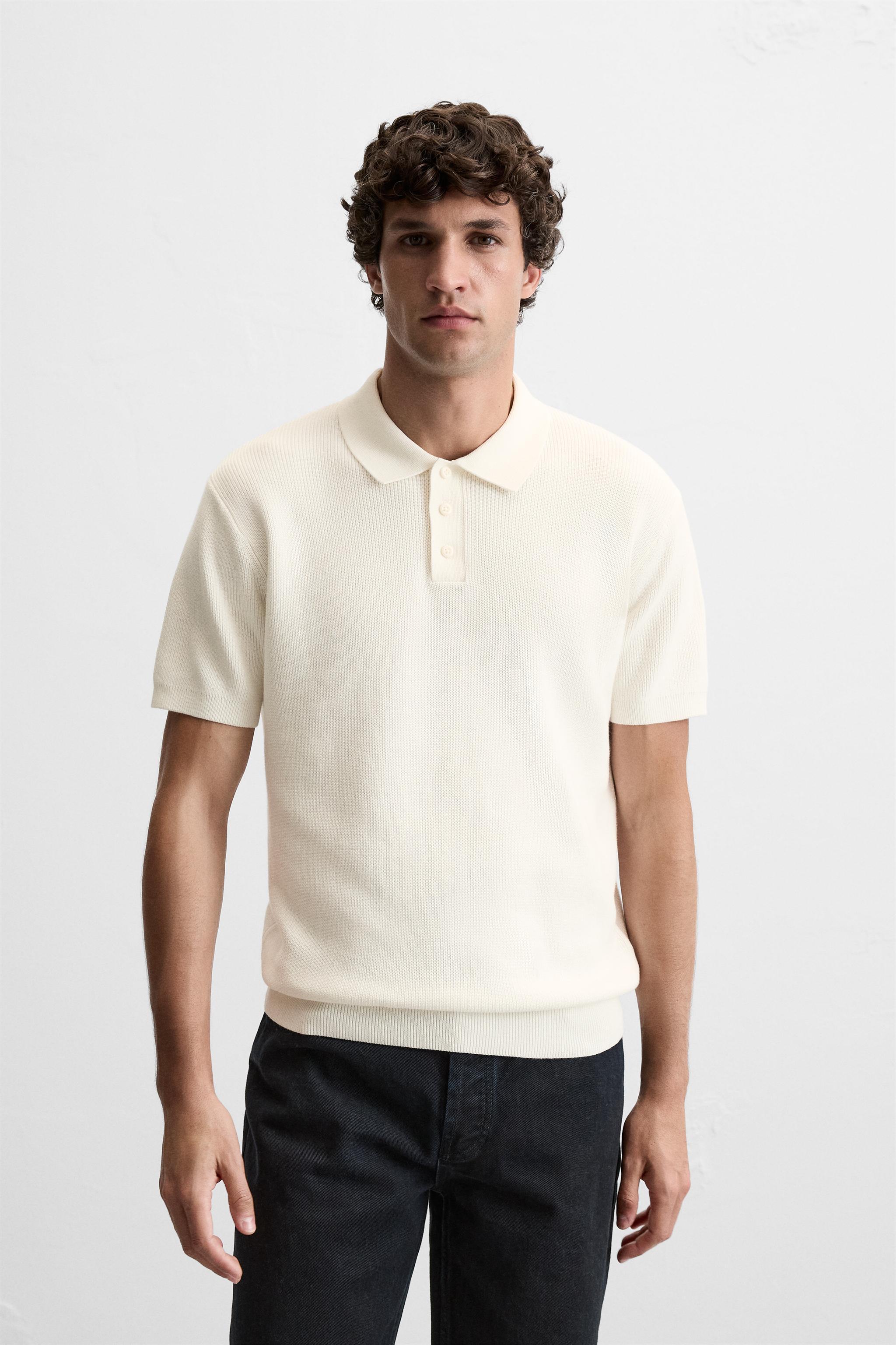 TEXTURED KNIT POLO Product Image