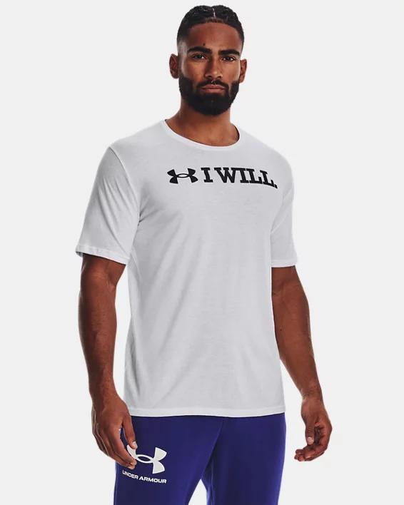 Mens UA I Will Short Sleeve Product Image