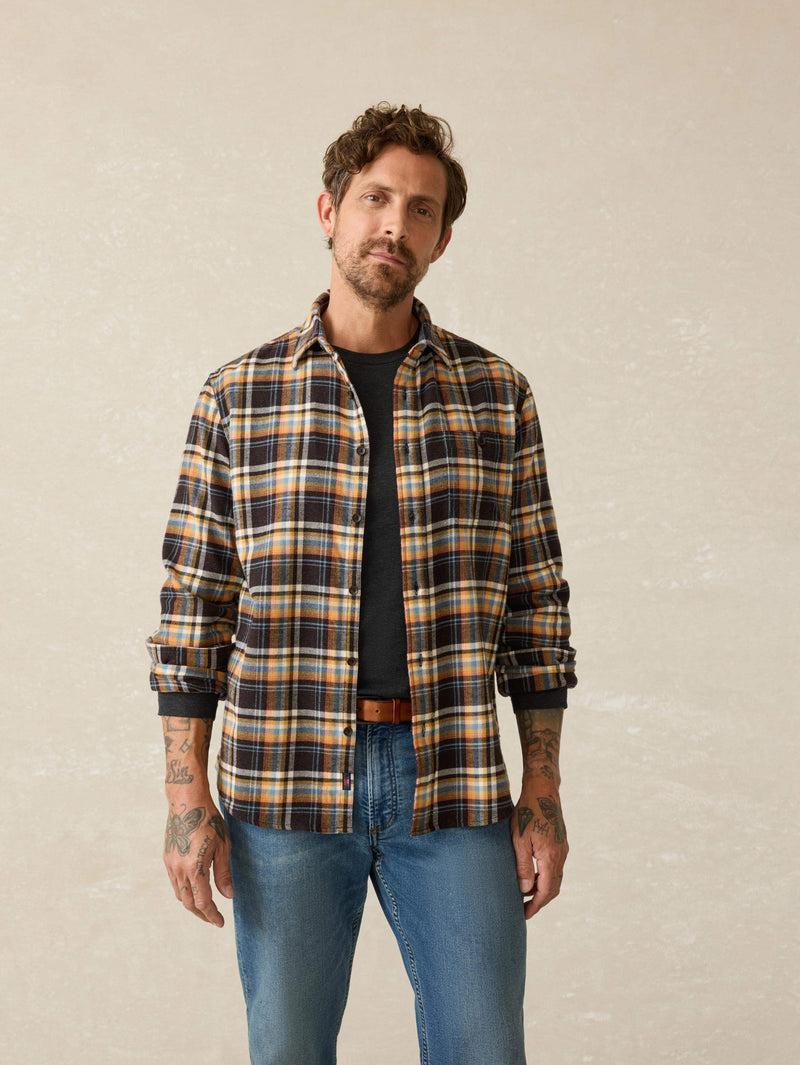 Super Brushed Flannel - Walnut Wood Plaid Product Image