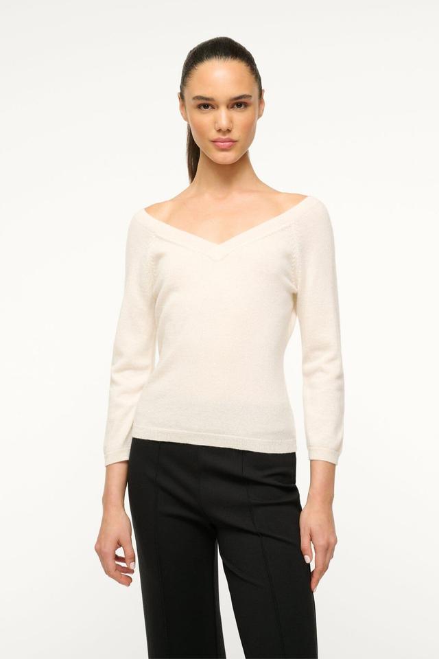 MICK CASHMERE SWEATER | IVORY Product Image