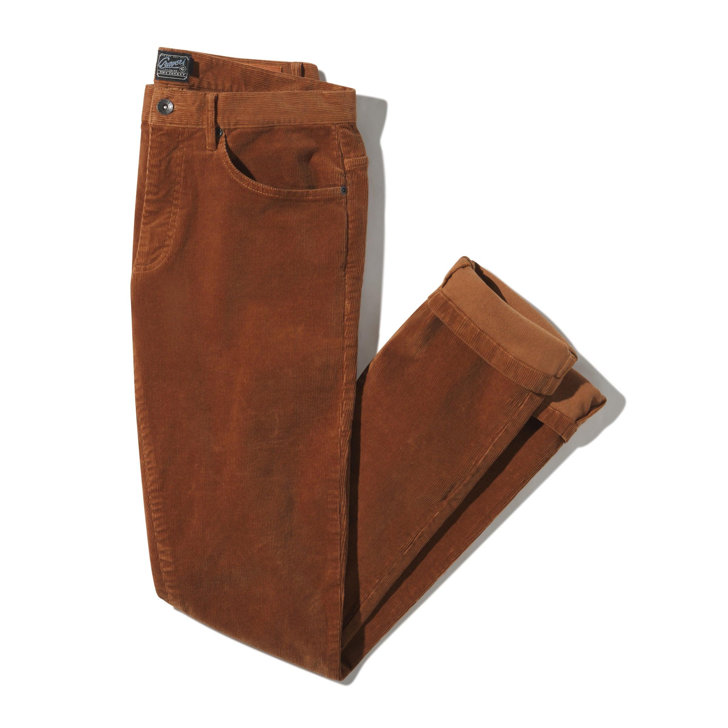 Burlington 5 Pocket Stretch Corduroy - Rawhide product image