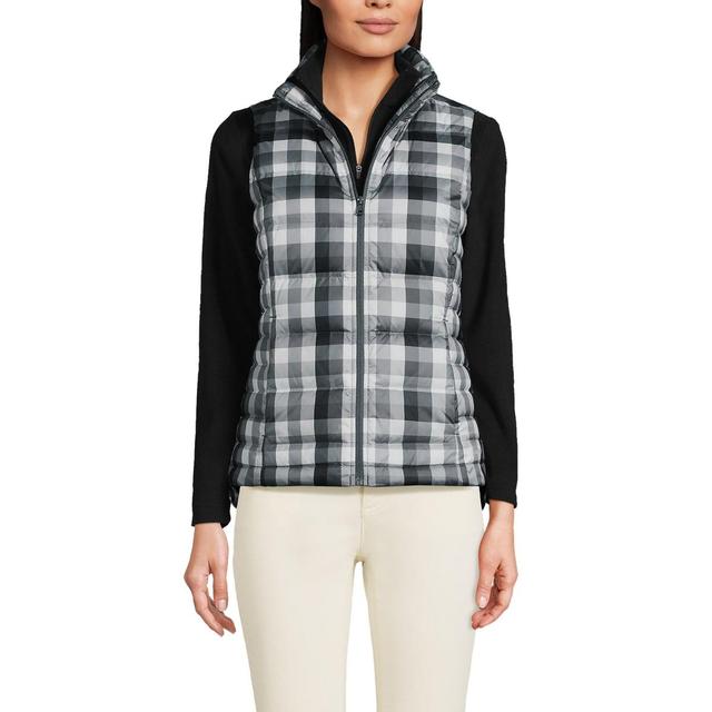 Womens Lands End Down Puffer Vest Product Image