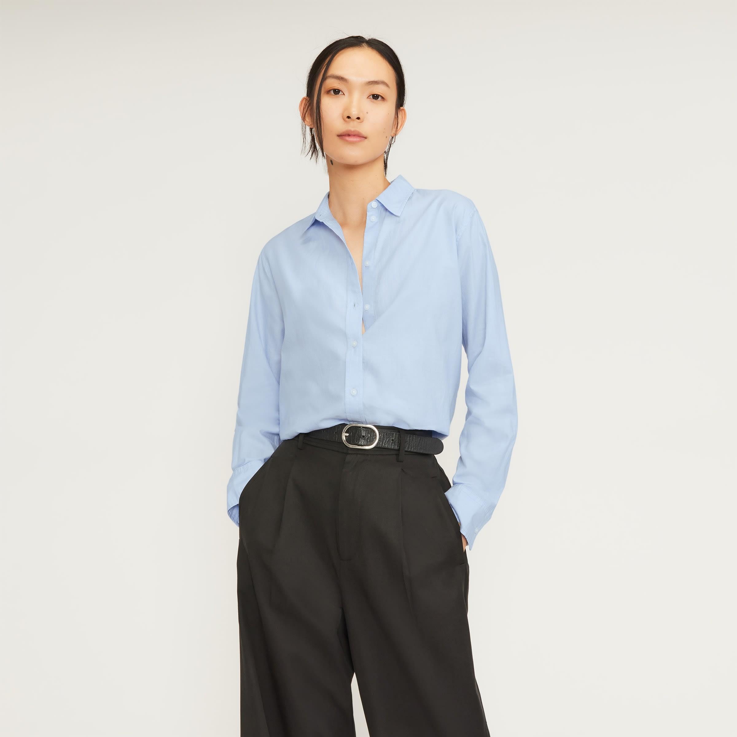 Womens Silky Cotton Relaxed Shirt by Everlane Product Image