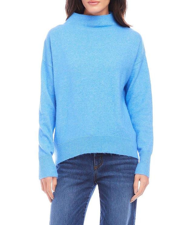 Karen Kane Mock Neckline Long Sleeve Sweater Product Image