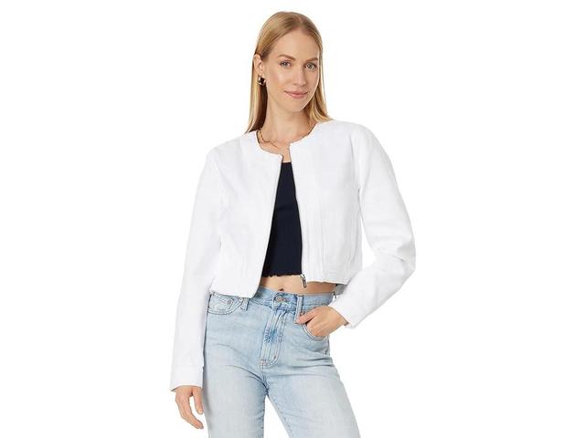 Womens Drew Cropped Denim Jacket Product Image