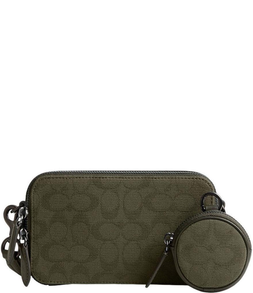 COACH Slim Charter Signature Canvas Jacquard Crossbody Bag Product Image