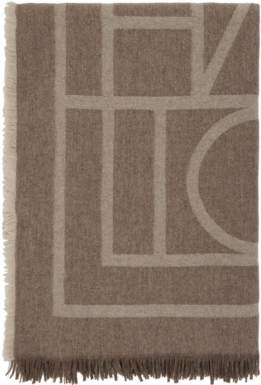 Brown Monogram Scarf Product Image