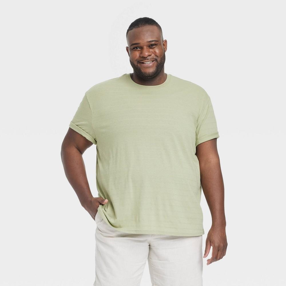 Mens Big & Tall Short Sleeve T-Shirt - Goodfellow & Co Sage 3XLT Product Image