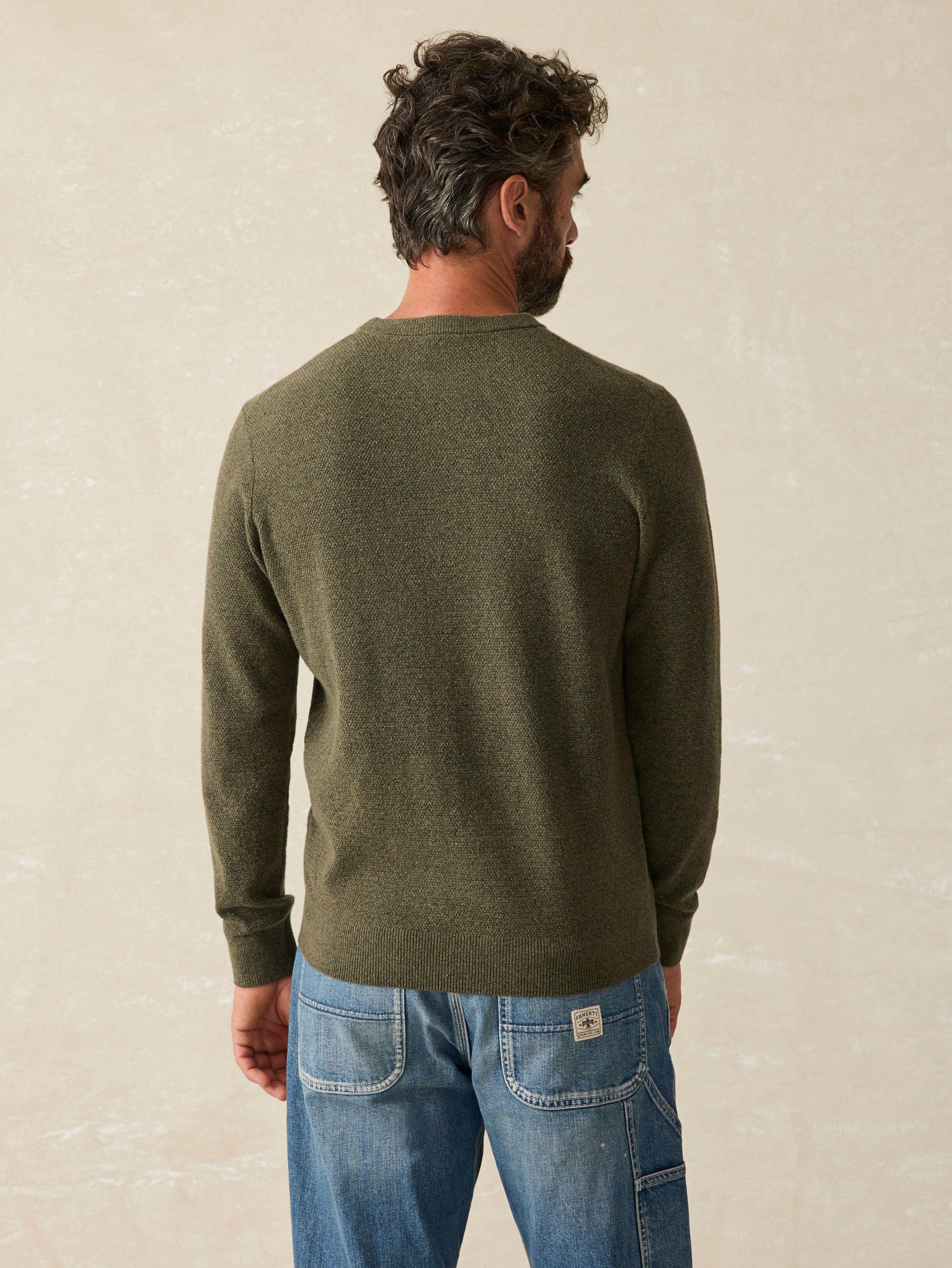 Jackson Crew Sweater - Olive Heather Male Product Image