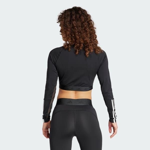 Hyperglam Training Cropped Long Sleeve Tee Product Image