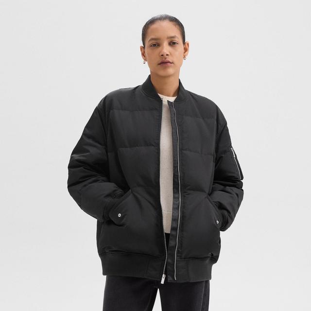 Recycled Nylon Flight Puffer Jacket | Theory Product Image