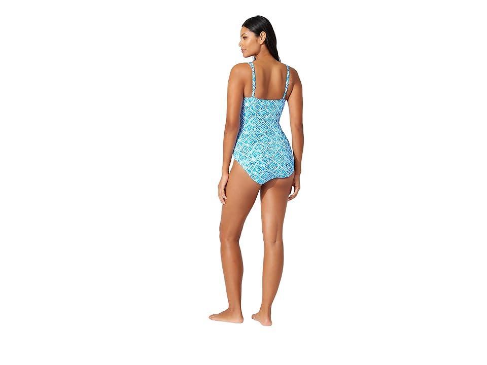 Island Cays Shell V-Neck One-Piece Swimsuit Product Image