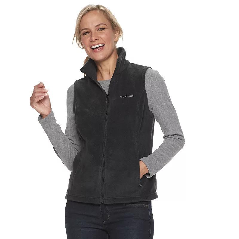 Petite Columbia Benton Springs Fleece Vest, Womens Grey Heather Product Image