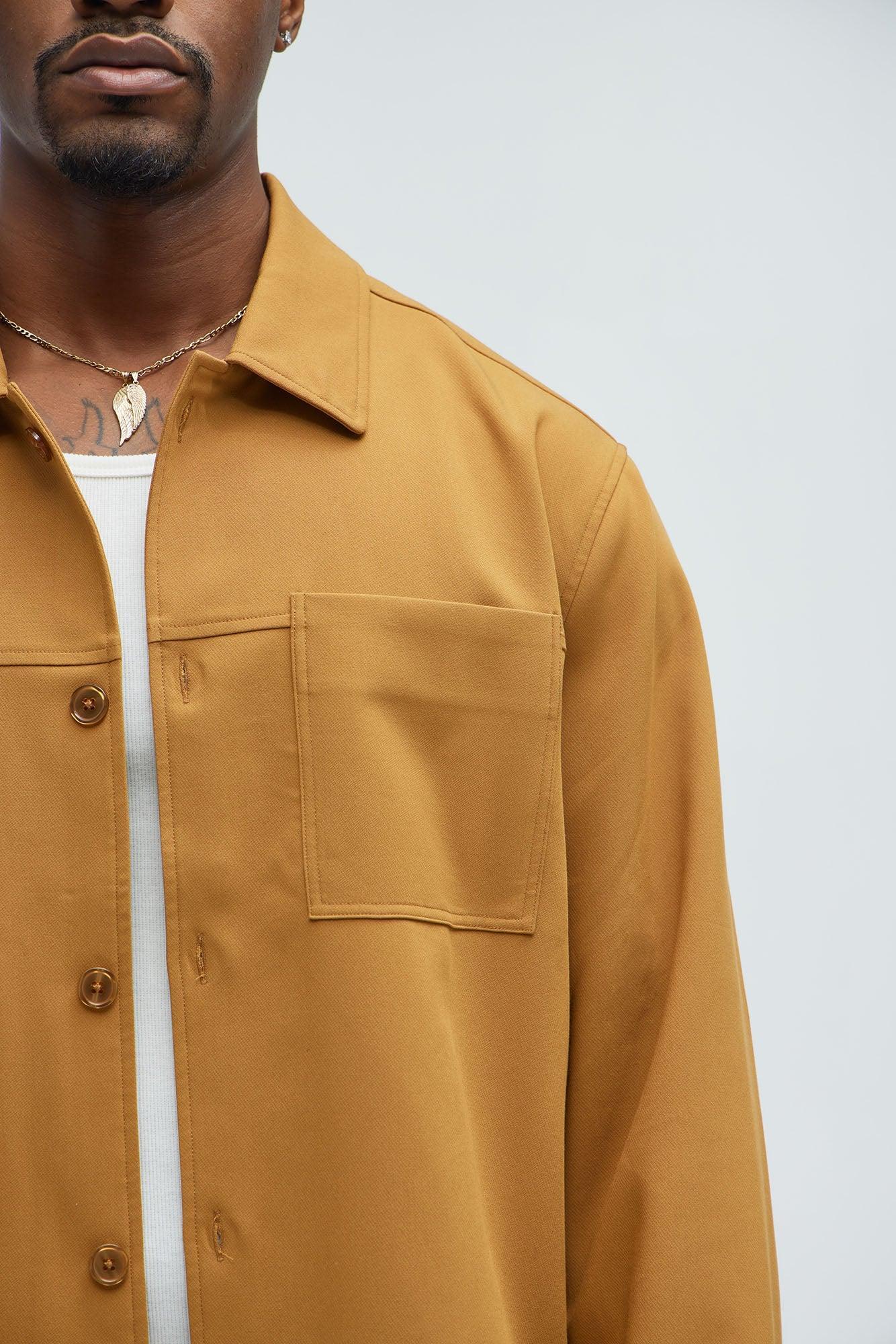 Ronan Weekender Overshirt - Camel Product Image