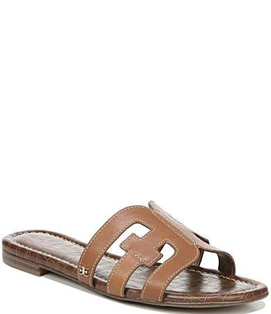 Womens Bay Flat Leather Sandals Product Image