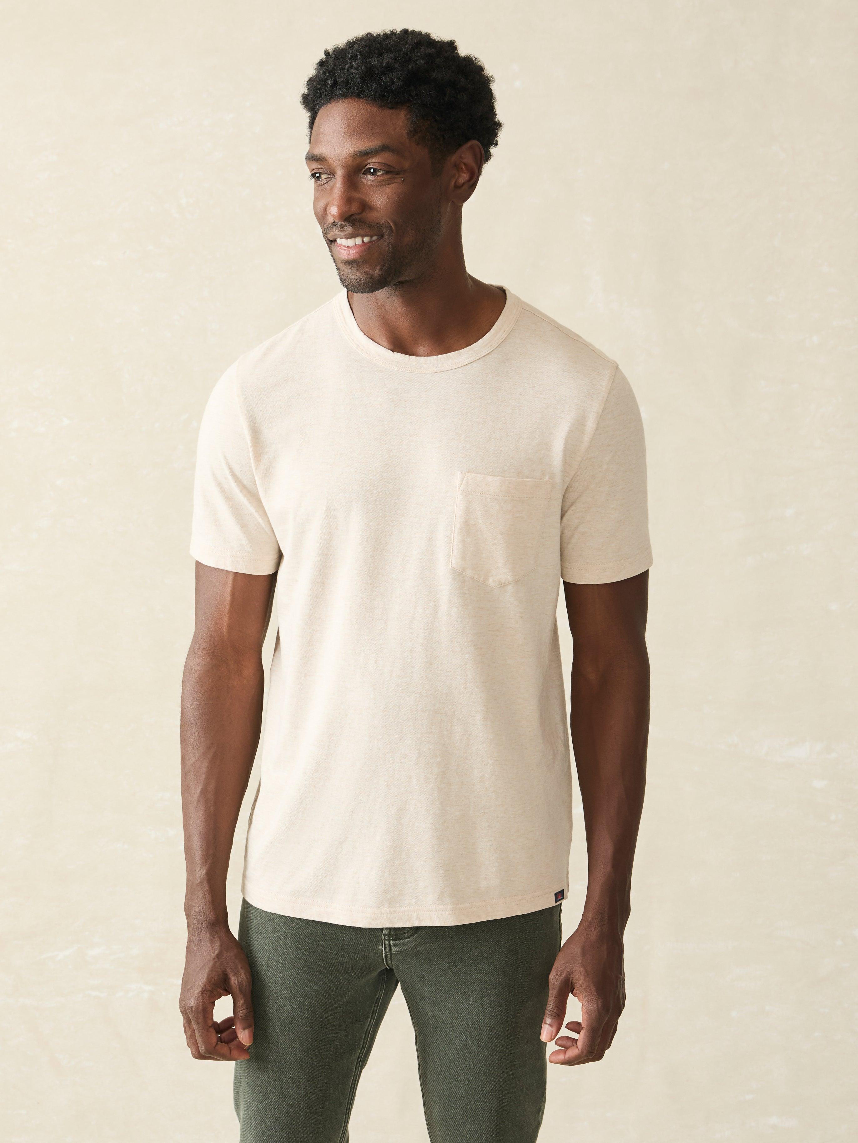 Sunwashed Pocket Tee - Arctic Frost Heather Male Product Image