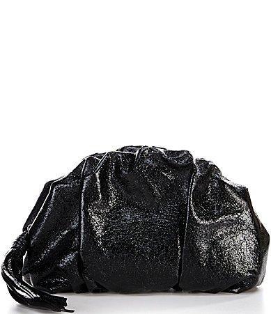 Rebecca Minkoff Ruched Faux Leather Clutch Product Image