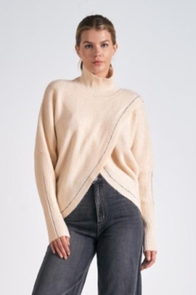 Sweater with Cross Front Product Image