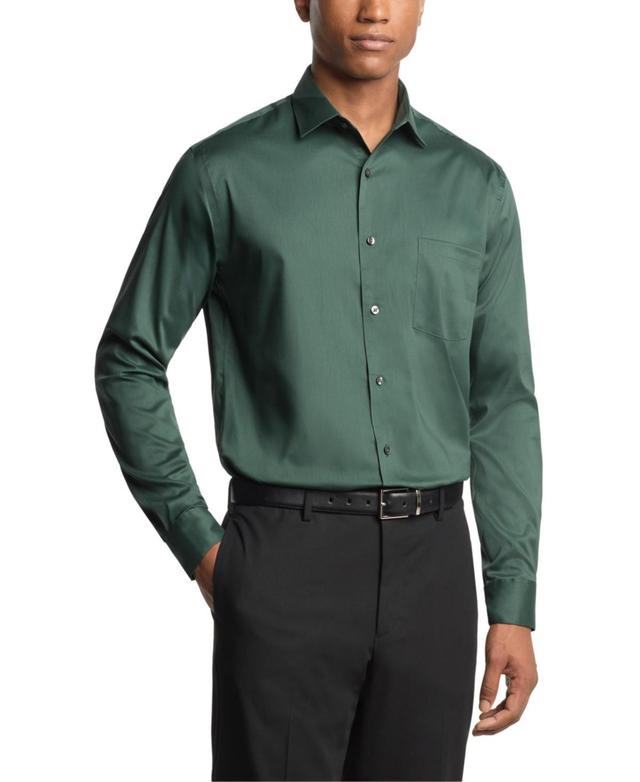 Van Heusen Mens Regular Fit Ultra Wrinkle Resistance Flex Collar Dress Shirt Product Image