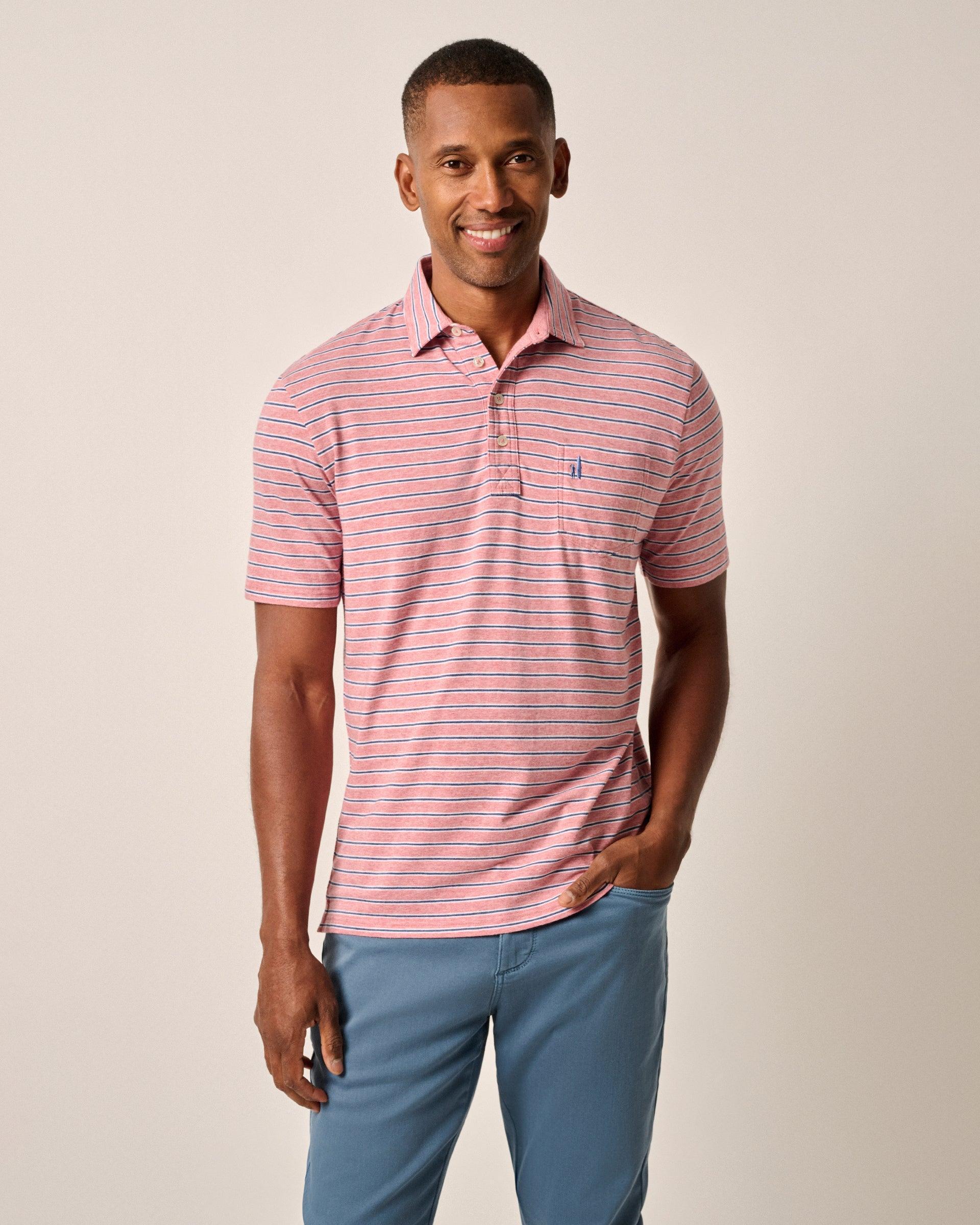 Original 4-Button Polo - Matthis Stripe Male Product Image