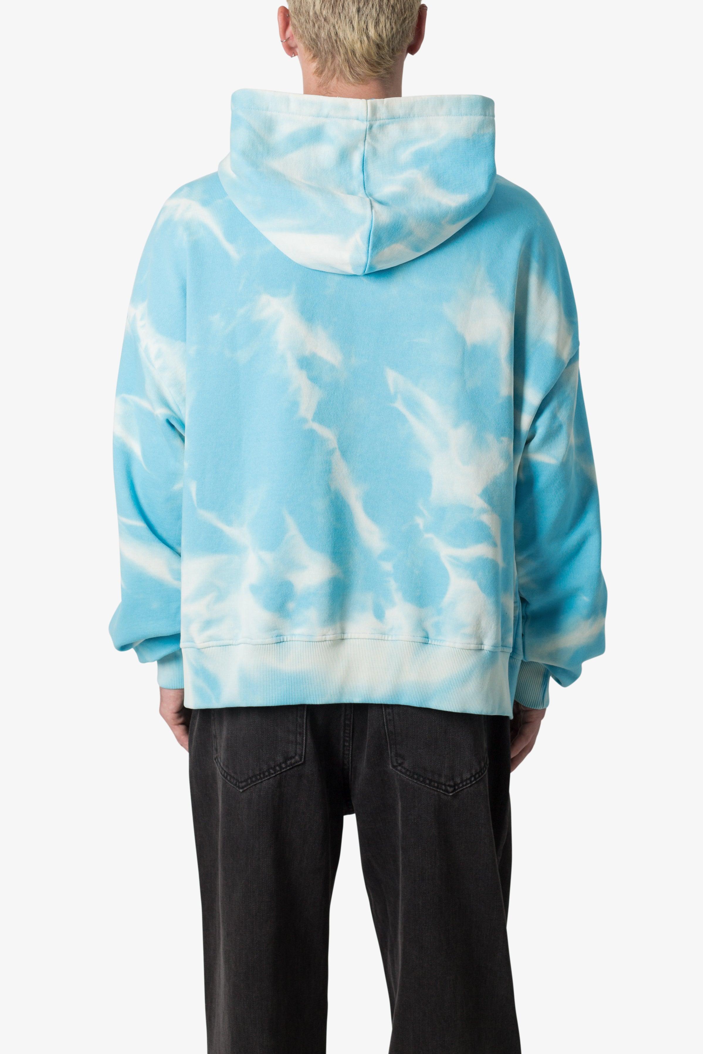 Water Wash Hoodie - Blue Product Image