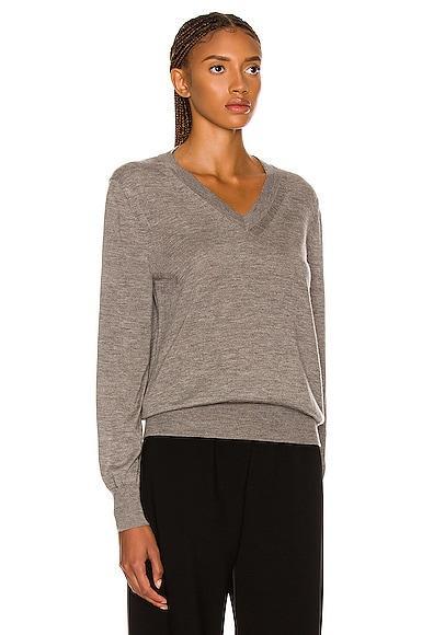 The Row Stockwell V-Neck Cashmere Sweater Product Image