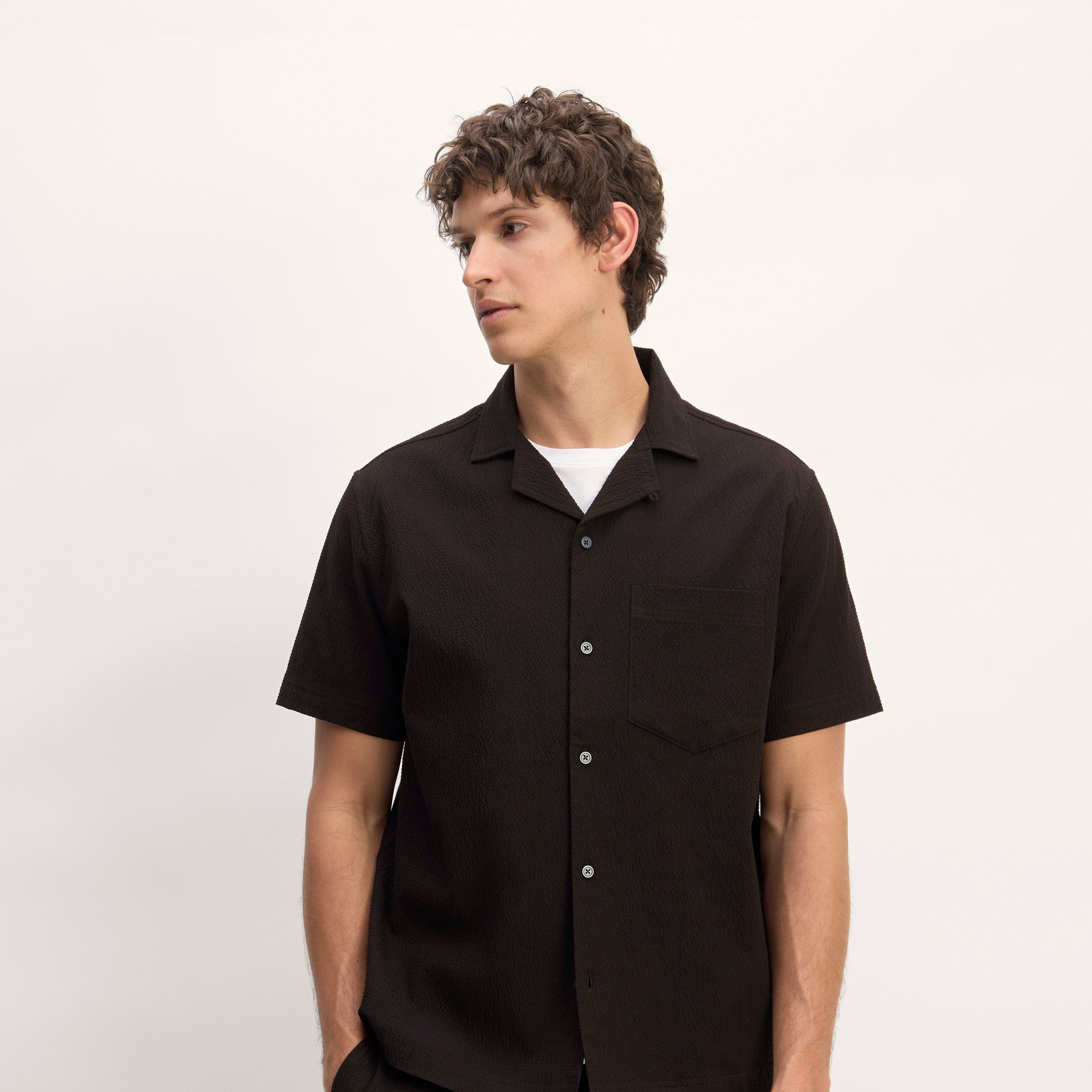 Mens Seersucker Short-Sleeve Shirt by Everlane Product Image