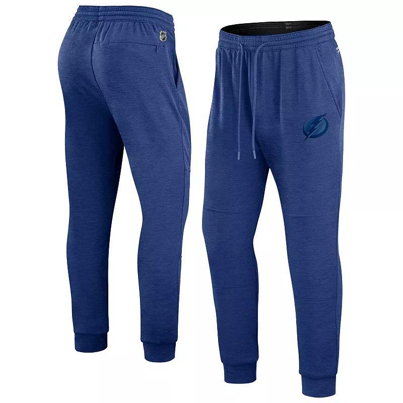 Mens Fanatics Branded Blue Tampa Bay Lightning Authentic Pro Road Jogger Sweatpants Product Image