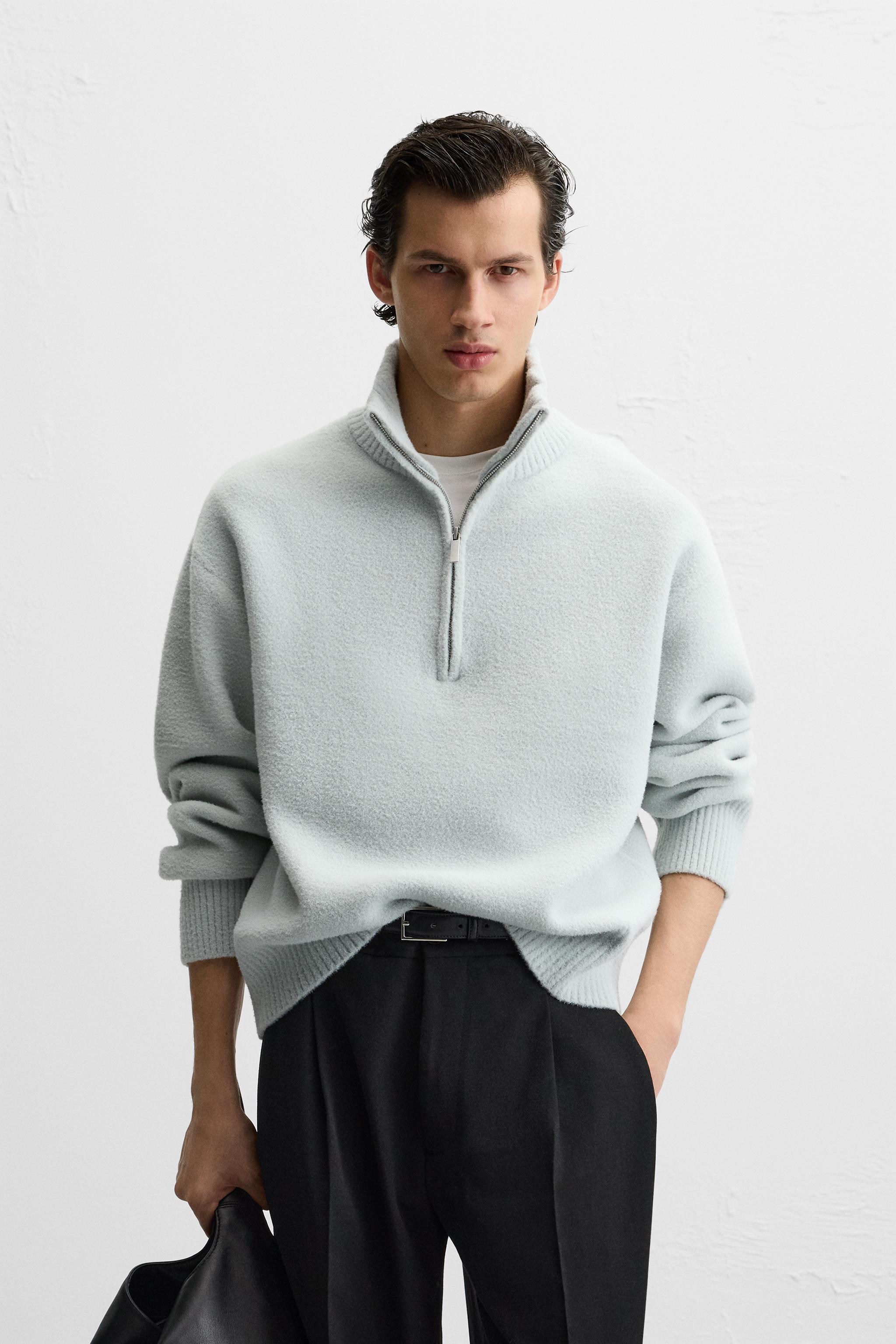 QUARTER ZIP SWEATER Product Image