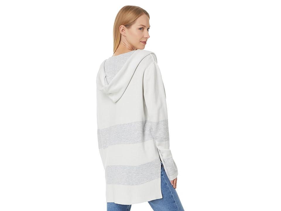 Splendid Syndey Stripe Cardigan (Pale Oak/Ice Heather Grey) Women's Sweater Product Image