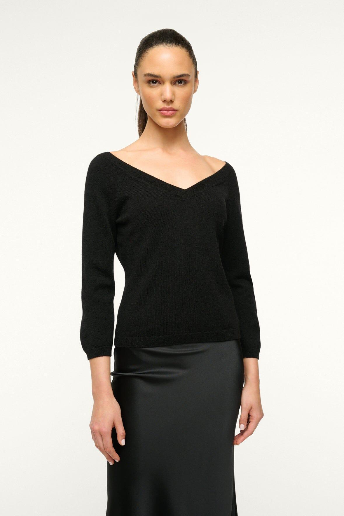 MICK CASHMERE SWEATER | BLACK Product Image