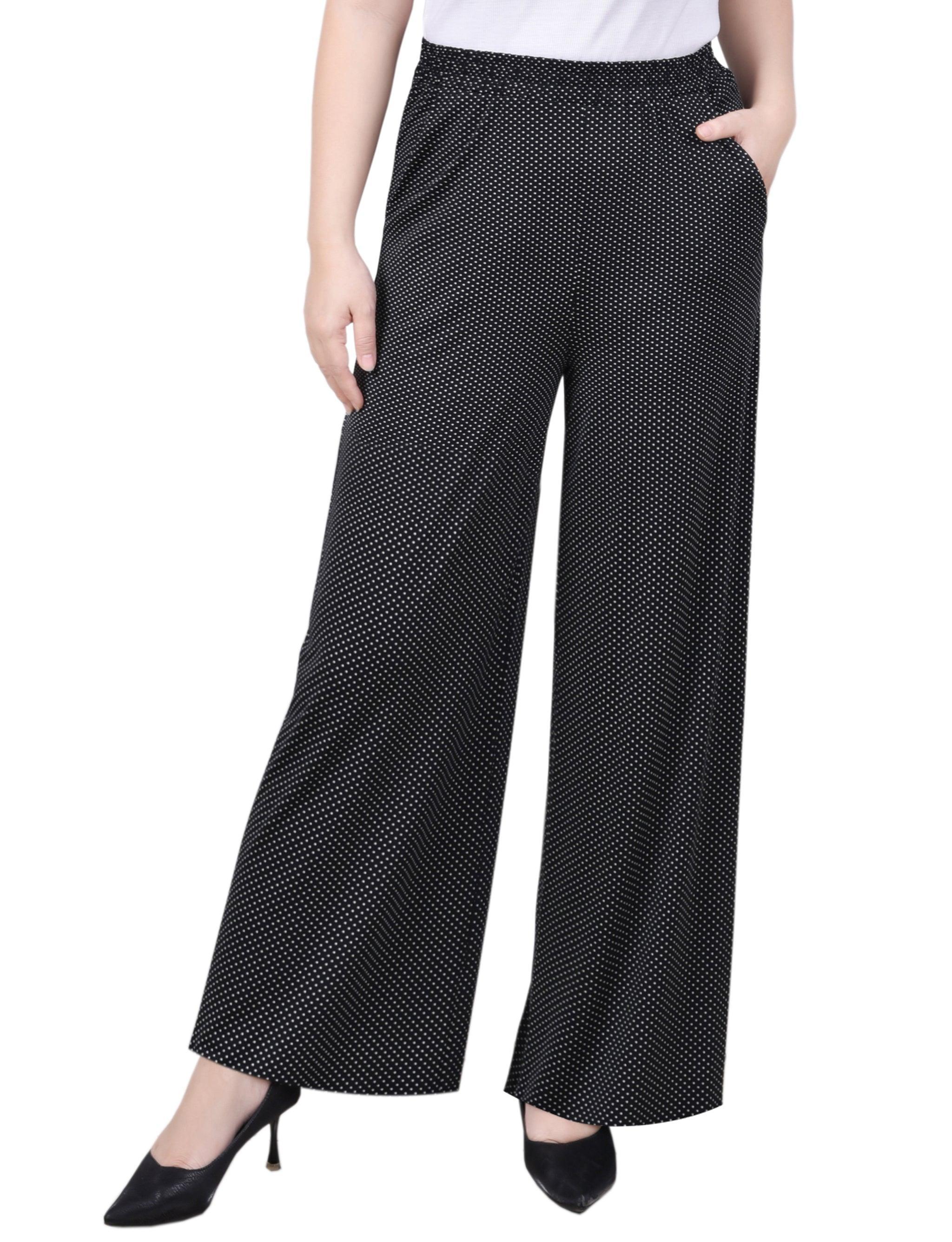 Wide Leg Pull On Pant - Petite Product Image