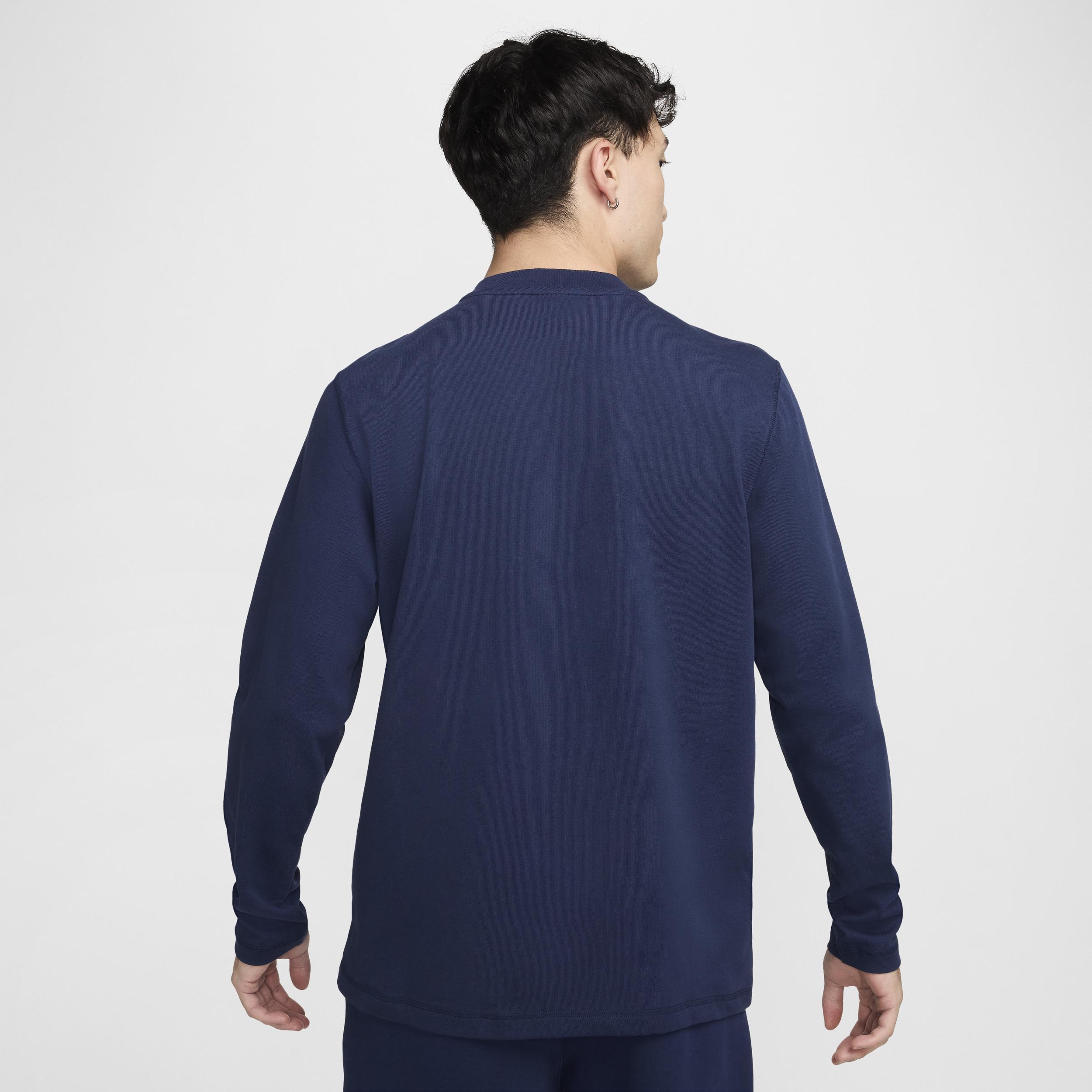 Mens Nike Club Fleece Long Sleeve Henley Product Image