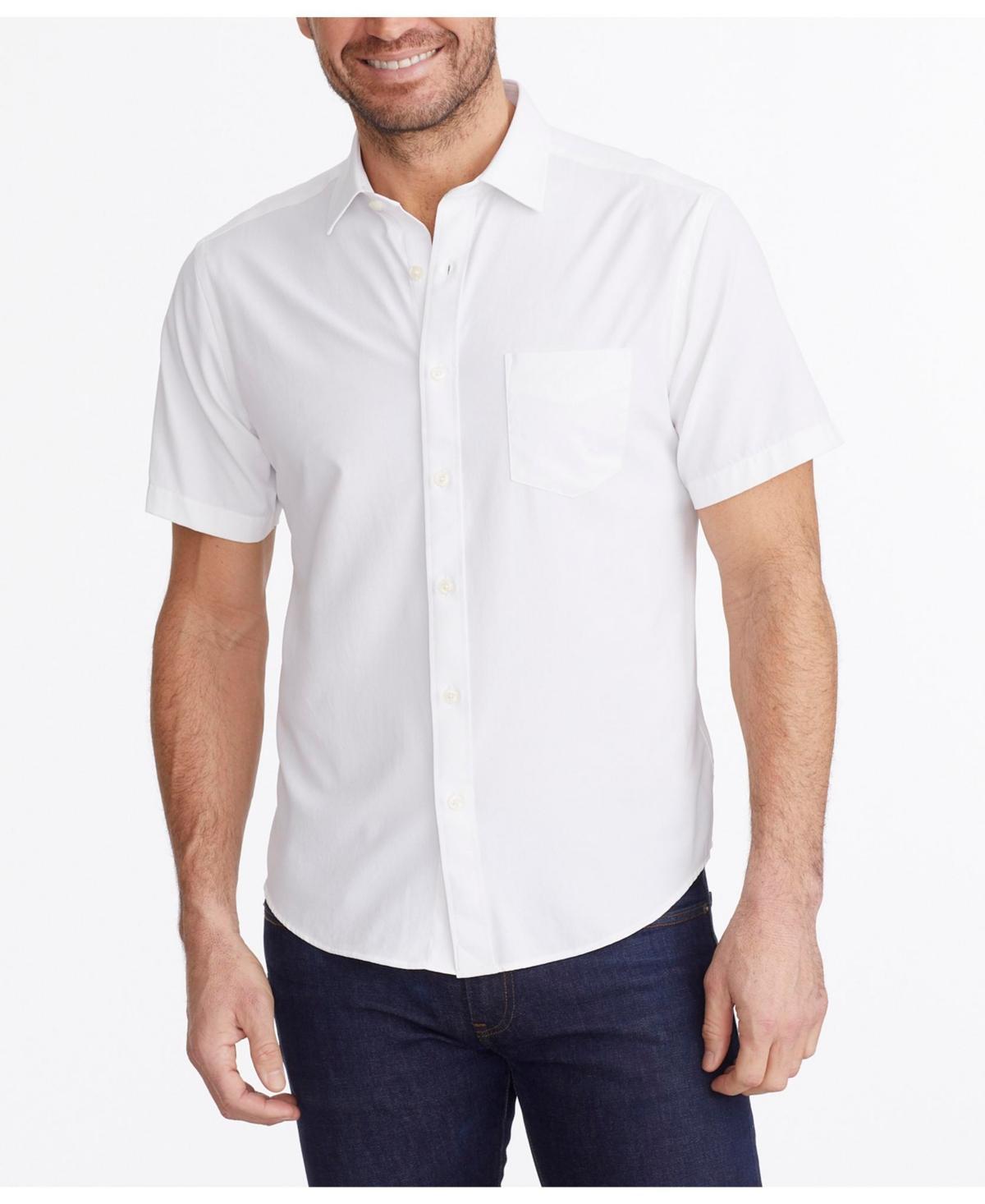 UNTUCKit Gironde Short Sleeve Shirt (Navy) Men's Clothing Product Image