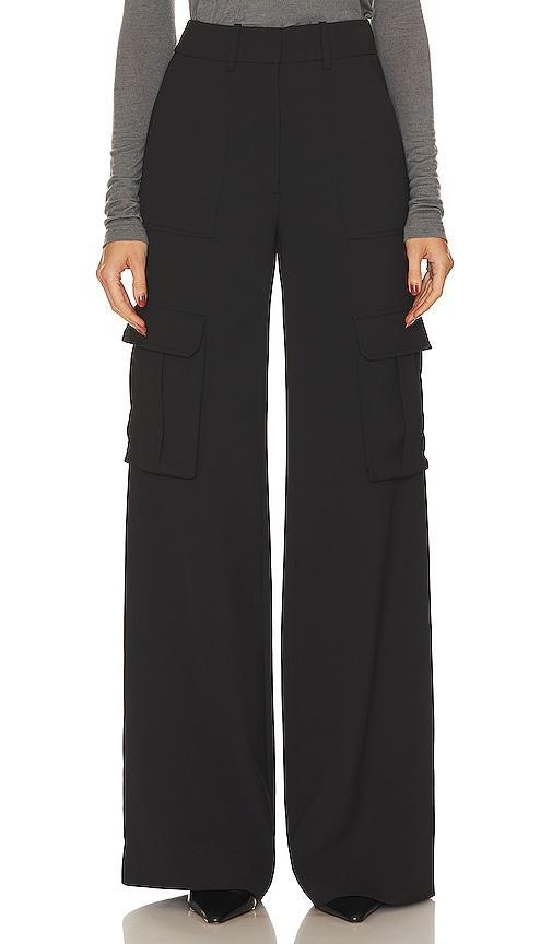 Veronica Beard Saul Wide Leg Cargo Pants Product Image