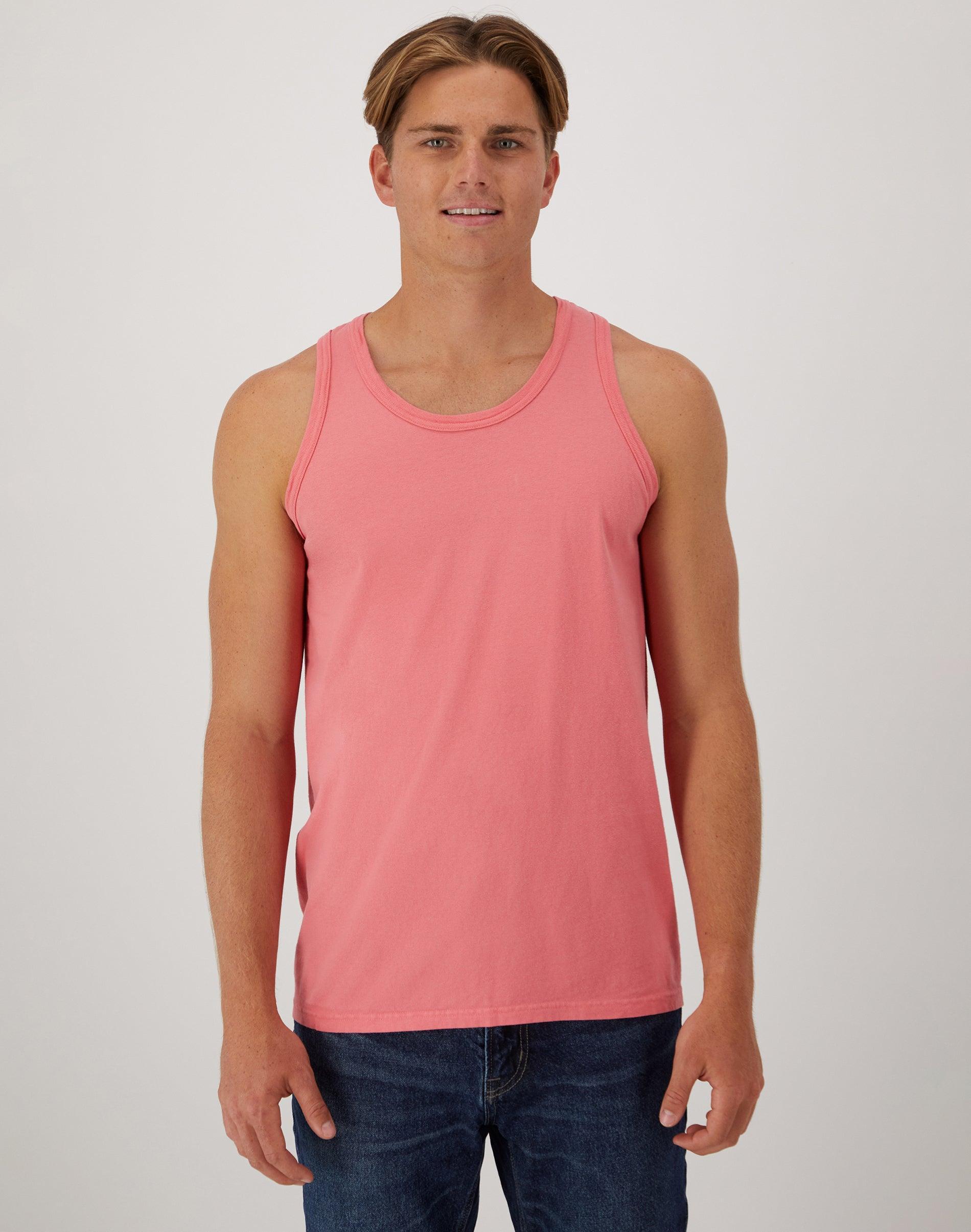 Mens Hanes ComfortWash Garment-Dyed Tank Purple Product Image