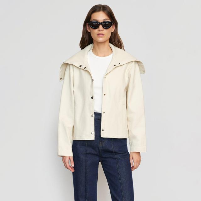 Jona Cropped Collared Jacket Product Image