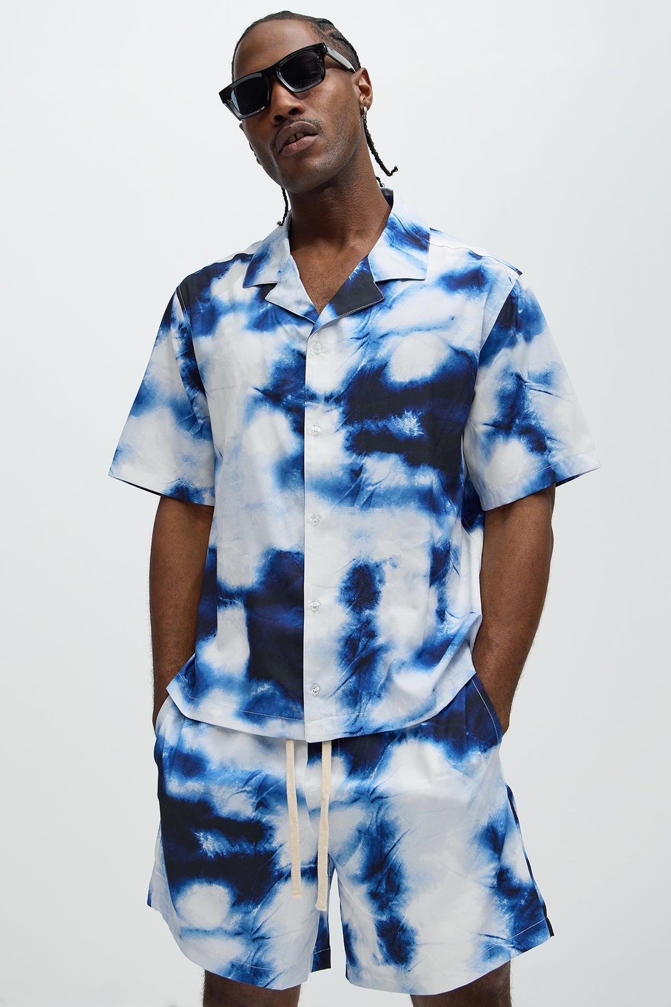 Barclay Tie Dye Shirt - Blue/combo Product Image