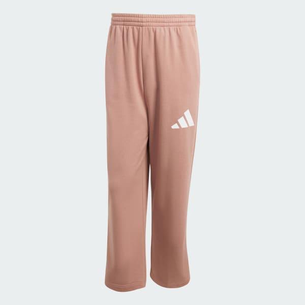 adidas Essentials Wide Leg 3 Bar Logo Pants Medium Grey Heather S Mens Product Image