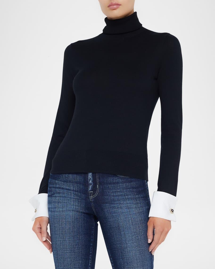 Flora Poplin Cuff Sweater product image