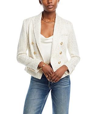 LAgence Brooke Embossed Button Blazer Product Image