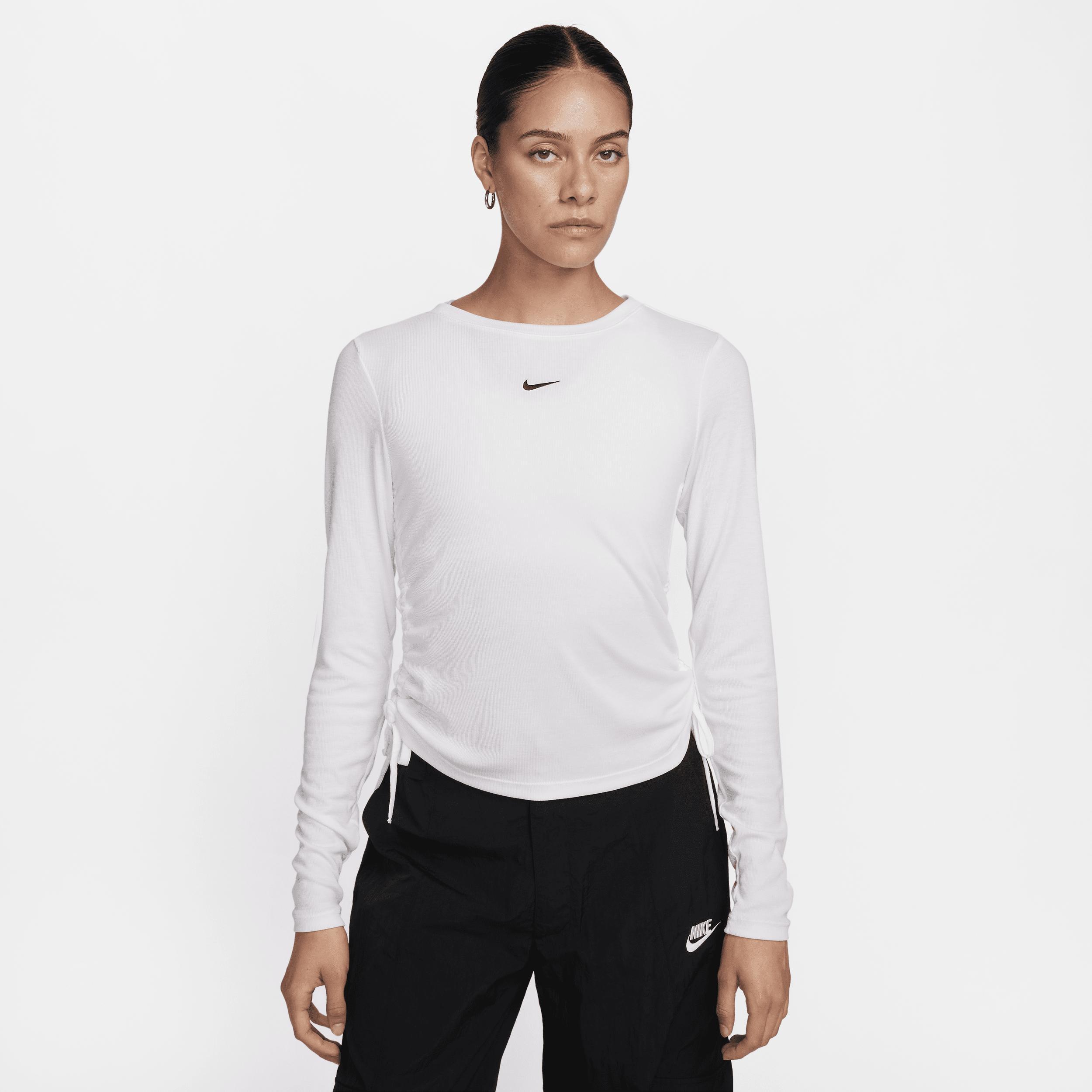 Women's Nike Sportswear Essential Ribbed Long-Sleeve Mod Crop Top Product Image