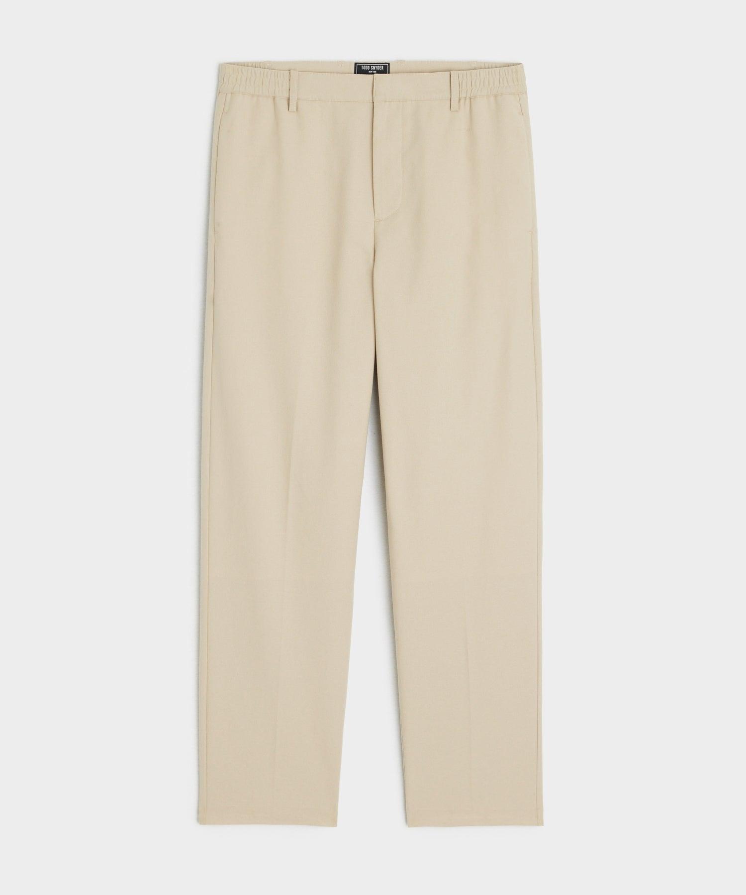 Italian Cotton Gramercy Trouser in Sand Male Product Image