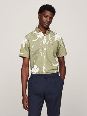 Tommy Hilfiger Men's Regular Fit Floral Print Shirt Product Image