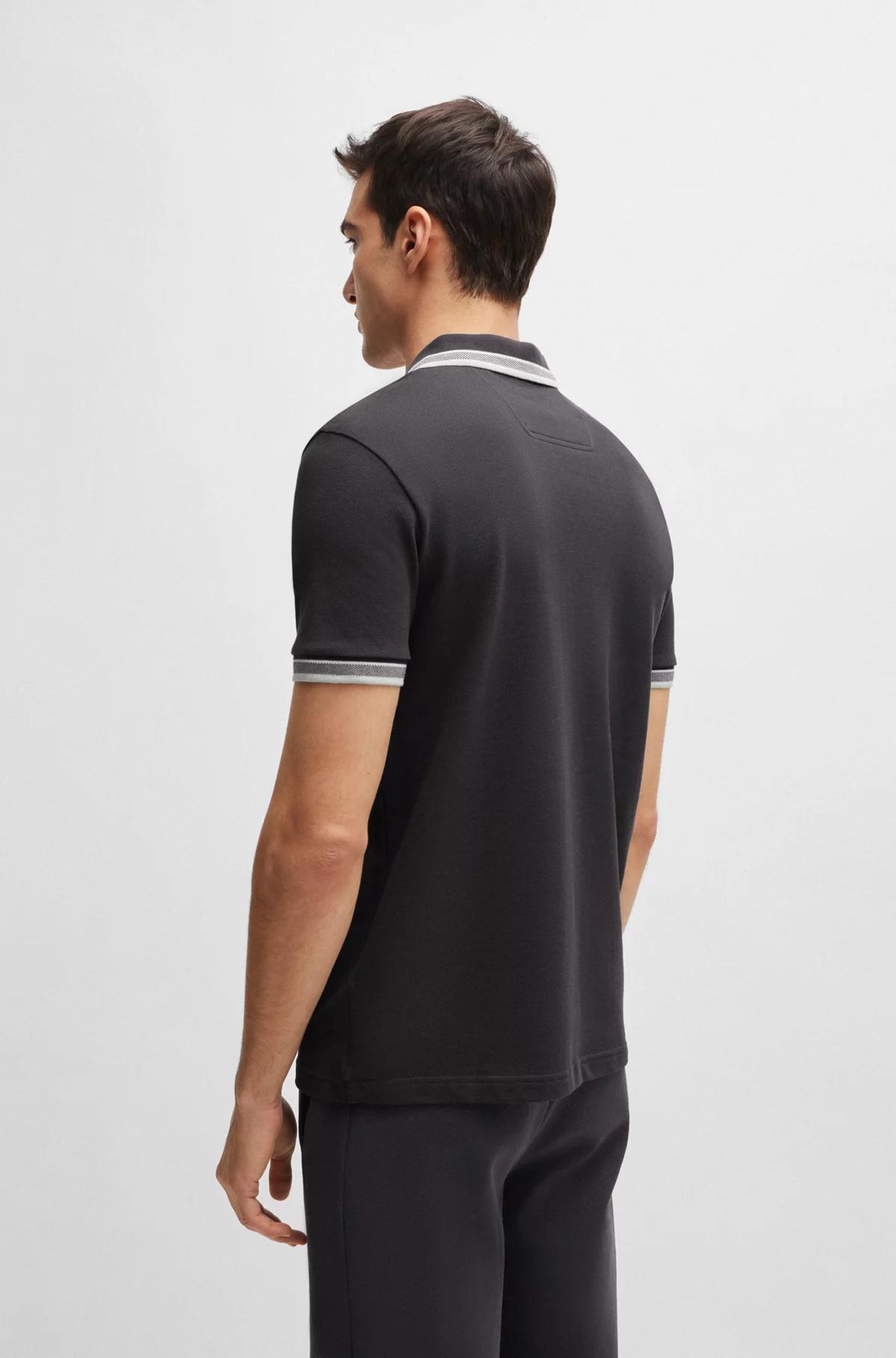 BOSS Paddy Polo with Contrast Logo Details Male Product Image