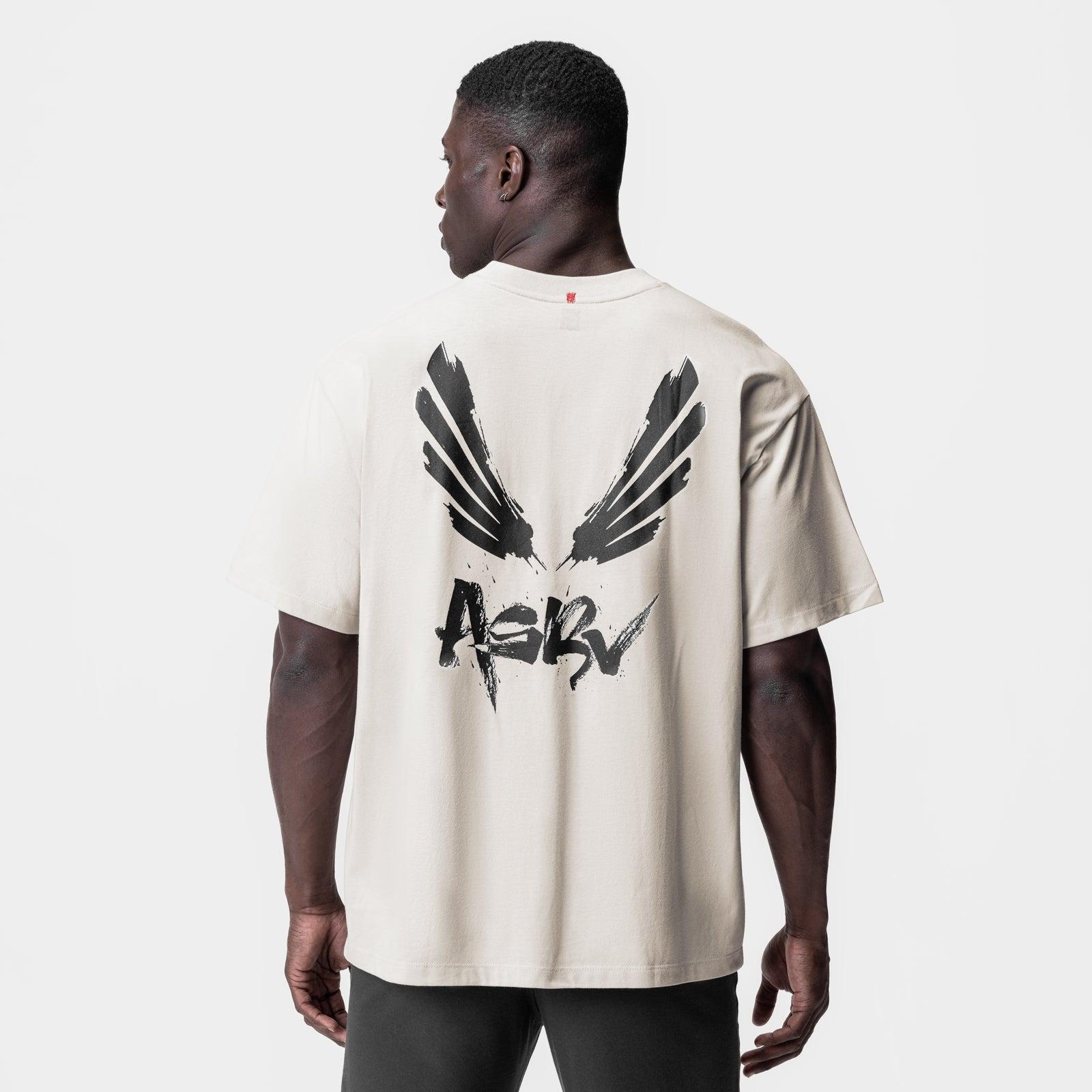 0797. Tech Essential™ Relaxed Tee - Stone "Brush Wings/ASRV" Product Image