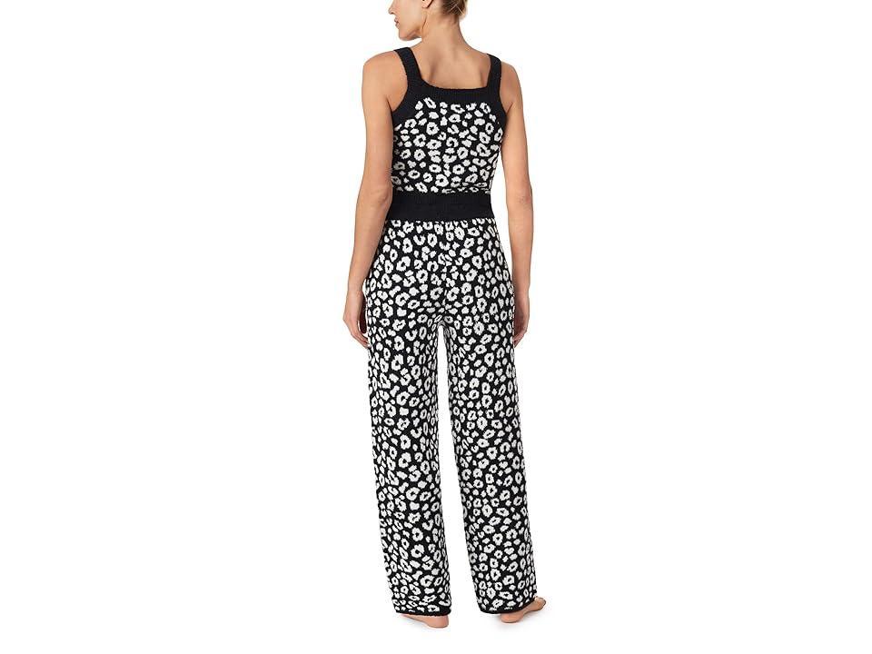 Sanctuary Crop Cami Long Pants PJ Set (Animal) Women's Pajama Sets Product Image