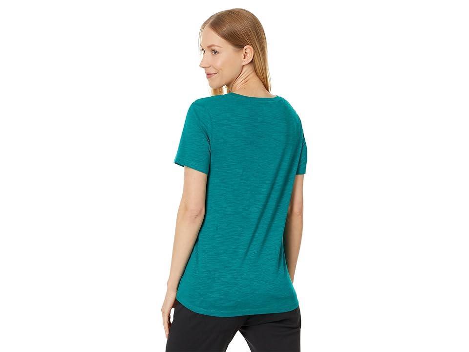 tasc Performance ALLways V-Neck Tee (Jade) Women's Clothing Product Image