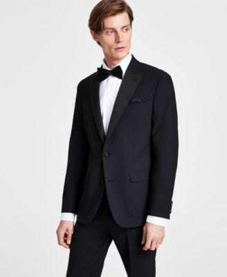 Bar Iii Mens Slim-Fit Faille-Trim Tuxedo Jacket, Created for Macys Product Image